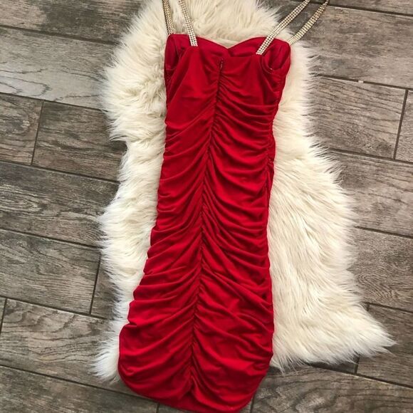 Victoria’s Secret Red Diamond Strap Dress XS - Picture 2 of 6